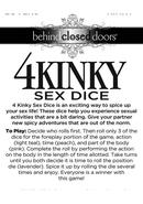 4 Kinky Sex Dice Game